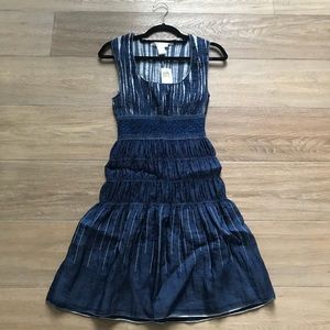 Max Studio Blue Sleeveless Dress